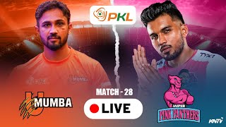 PKL 11 Highlights  M28 U Mumba vs Jaipur Pink Panthers  Pro Kabaddi League live party [upl. by Shellie227]