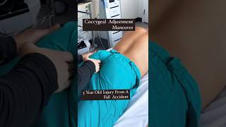 Coccygeal Adjustment Maneuver asmr chiropractor acupuncture chronicpain asmrhealing [upl. by Ginevra659]