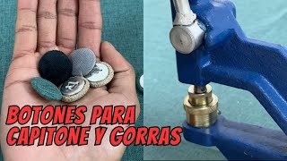 APRENDE COMO TAPIZARE BOTONES PARA CAPITONE [upl. by Notnad]