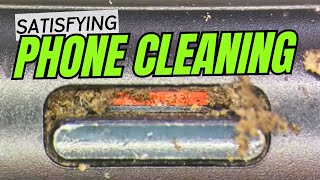 LONG VIDEO of oddly satisfying phone cleaning done under the microscope [upl. by Roland286]