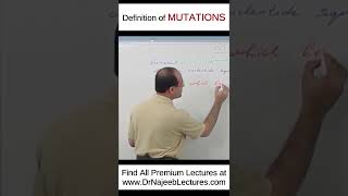 Definition of MUTATIONS drnajeeb drnajeeblectures shortvideo youtubeshorts [upl. by Libb]