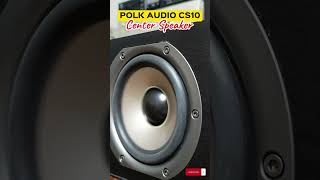 POLK AUDIO CS10 Center Speaker Bass Test shorts philippines [upl. by Halona]