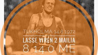 Lasse Viren 2 mailin ME 8140 Tukholma 1481972 [upl. by Okiman158]