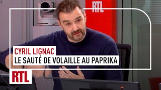 Cyril Lignac  Le sauté de volaille au paprika [upl. by Lu956]