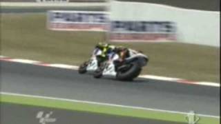 Mamma mia  Rossi vs Lorenzo Catalunya GP 2009 [upl. by Ahtinak507]