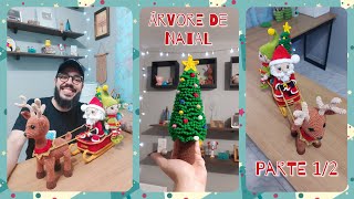 Árvore De Natal Amigurumi Passo A Passo  Sem Costuras  Parte 12  Coleção A Caminho Do Natal [upl. by Also]