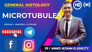 Microtubules  Cytology quotThe cellquot  General Histology فرقة اولى [upl. by Wehtam]