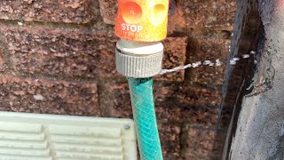 Simple fix  garden hose pipe tap connector repair [upl. by Nomyar367]