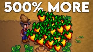 Stardew Valley But Crops Drops 500 More Every Harvest [upl. by Lenwood950]