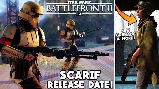 Battlefront 2 has some BIG NEWS Scarif Release Date New Death Trooper Weapon  New Hero Grenade [upl. by Carmelo]