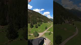 Top Landing Riederalp flybgd riederalp paraglide toplanding [upl. by Gurias2]