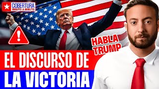 🚨INCREIBLE TRUMP GANÓ Y DA DISCURSO DE VICTORIA [upl. by Sande]