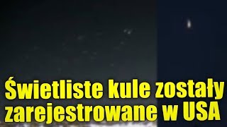 Niezidentyfikowane kule światła zostały zarejestrowane przez amerykańską telewizję [upl. by Ashatan213]