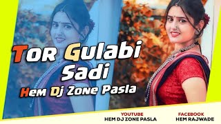 Tor Gulabi Sadi Nagpuri Chain Dance Mix Hem Dj Zone Pasla [upl. by Novla]