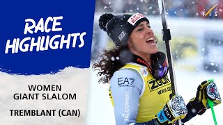 Highlights Women Giant Slalom 2 Tremblant 2023  Audi FIS Alpine World Cup 2324 [upl. by Deb855]