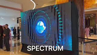 Kinetic LED wall corporate event expo 3D Dynamic Moving LED Wall kinetic mechanic videowalls [upl. by Lajet]