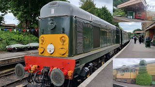 UK BR Class 20 no 20059 onboard between Alresford amp Ropley on the Mid Hants Railway [upl. by Supple]