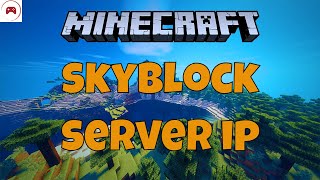 Skyblock Minecraft Server IP Address [upl. by Elkin]