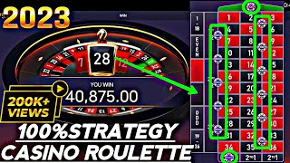 CASINO ROULETTE NEW TRICKS 101 WIN  CASINO STRATEGY  INDIAN CASINO ROULETTE TRICKS WINNING 2023 [upl. by Ahterahs376]