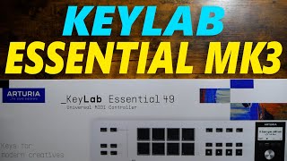 Keylab Essential mk3 Unboxing and First Impressions [upl. by Aicsile358]