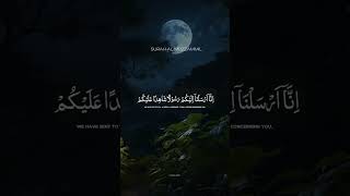 Surah Muzzammil  islamicshorts quranicvibes islamicscripture islamicvideo [upl. by Yrrot]