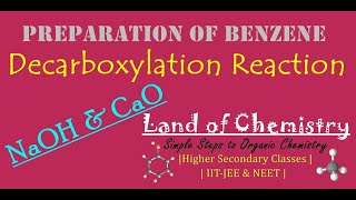 Decarboxylation Reaction class 12  Benzoic acid Decarboxylation  Benzene  Carboxylic aid [upl. by Erastatus]