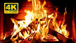 🔥 Cozy Fireplace 4K 12 HOURS Fireplace with Crackling Fire Sounds Fireplace Burning 4K [upl. by Sande]