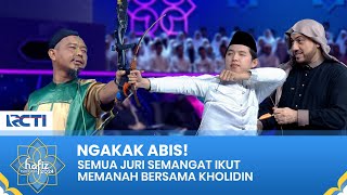 TEPAT SASARAN Kholidin Tunjukan Skillnya Dalam Memanah  HAFIZ INDONESIA 2024 [upl. by Wayne]