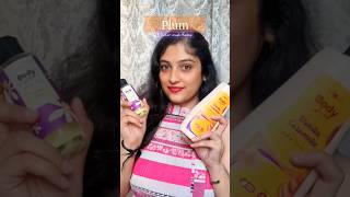 Plum Body lovin Vanilla Body lotion and Body oil youtubeshorts skincare bodycare [upl. by Atnek]