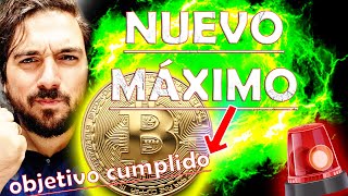 💥BITCOIN NUEVO MÁXIMO COMO DIJIMOS hace 13 DÍAS OBJETIVO CUMPLIDO DOMINANCIA y PRÓXIMA META [upl. by Schlesinger]