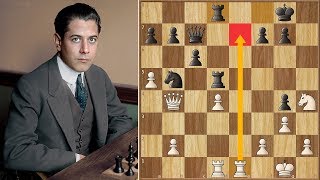 No Way Jose  Tarrasch vs Capablanca  San Sebastian 1911 [upl. by Isoj837]