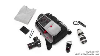 Manfrotto Advanced Bag Travel Backpack MB MA BP TRV [upl. by Sheeran]