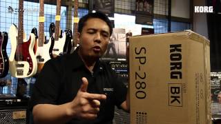 The new Korg SP280 unboxing [upl. by Sinned]