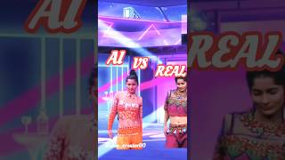 Vartika Jha Ai vs Real dance  trendingviralvideo  dance bollywoodactor [upl. by Eelrahs]