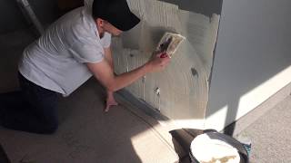 How to install carpet on walls carpettoolzcom [upl. by Bonnice915]