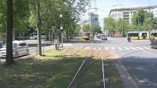 Milan Trams Drivers eye view preview [upl. by Aicilaanna]