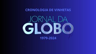 Cronologia de Vinhetas Jornal da Globo 19792024 [upl. by Rayshell]