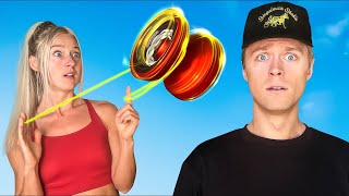 Can My Girlfriend Learn Unresponsive Yoyo Tricks [upl. by Lawlor]