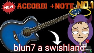 blunt a swishland chitarra ACCORDI PIÙ NOTEtha Supreme [upl. by Akkahs]