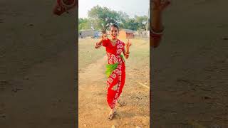 Gulabi Sadi cute girl short video 🥰🥰🥰 [upl. by Drusi]