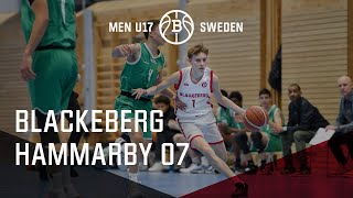 Blackeberg vs Hammarby 07  85–60  P06 Men U17 Nivå 1 [upl. by Miharba313]