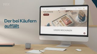 Erstelle einen OnlineShop der auffällt  Wix eCommerce [upl. by Edgardo]