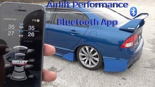 Airlift Performance Bluetooth App  Firmware updates Part 4  2011 Honda civic Si [upl. by Dixie]