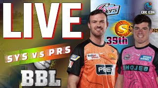 🔴Live Perth Scorchers vs Sydney Sixer Live – Match 39  SCO vs SIX  BBL Live Match Today cricket [upl. by Elatnahc890]