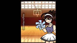 Claire amp ∆lice as cheerleadersart fpealightmotion animation [upl. by Naitsirc]