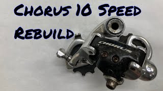 How To Rebuild a Campagnolo Chorus or Record 10 Speed Derailleur [upl. by Neehsas]