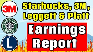 Starbucks 3M and Leggett amp Platt Earnings Report Analysis [upl. by Orelle274]