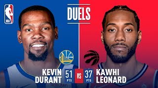 Kawhi Leonard and Kevin Durant Battle in EPIC Scoring Duel  November 29 2018 [upl. by Malchy]