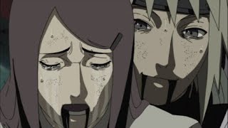 Narutos birth and death of Minato and Kushina  Minato vs Tobi and Nine tails [upl. by Ahsirkal]