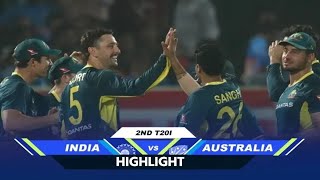 India Vs Australia 2nd T20 Highlights 2023  IND VS AUS 2nd T20 Today Match Highlights [upl. by Hirsch]